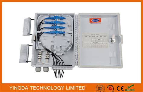 Outdoor 12 Core Fiber Optic Distribution Box Ftth Terminal Box For