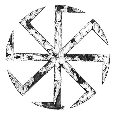Kolovrat the symbol of the sun slavic pagan by weargraphics redbubble