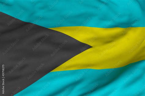 Bahamian Flag Stock Illustration | Adobe Stock