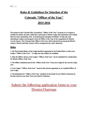 Fillable Online Coloradoelks Submit The Following Application Forms To