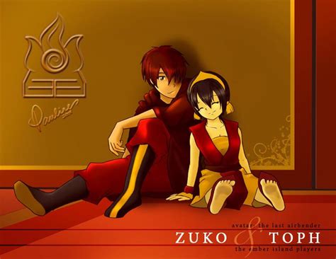 [paulineftw] Zuko And Toph Fan Art ♥️💚 R Thelastairbender