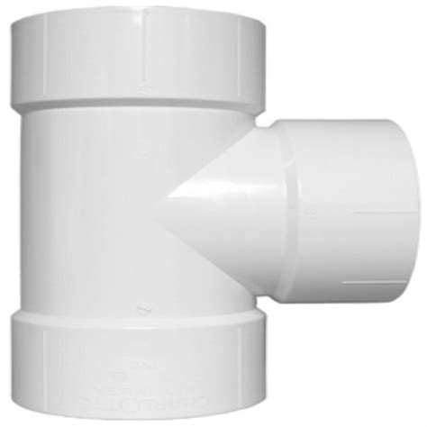 Charlotte Pipe 4 In X 4 In Dia PVC Schedule 40 Hub Vent Tee Fitting At