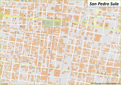 San Pedro Sula Map | Honduras | Detailed Maps of San Pedro Sula