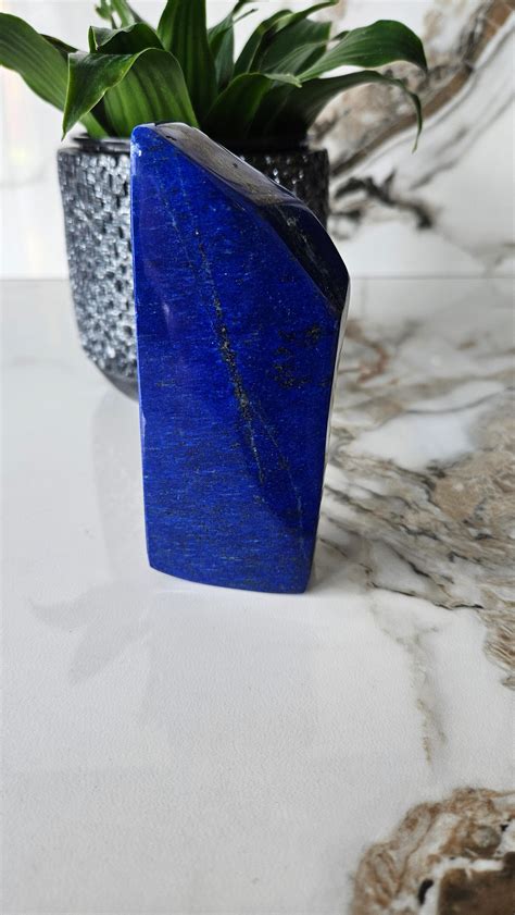 A Lapis Lazuli Free Form Raw Natural Blue Stone Gift For Mom For