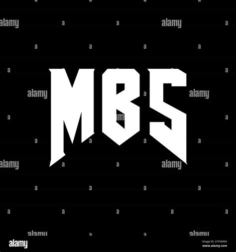 mbs technology company logo black  white stock  images alamy