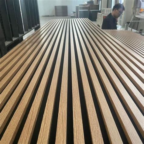 China Customized Acoustic Wooden Slats Wall Panel Manufacturers Factory