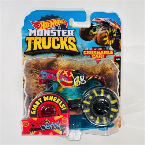 Giant Hot Wheels Monster Trucks Demo Derby Crushable Car My XXX Hot Girl