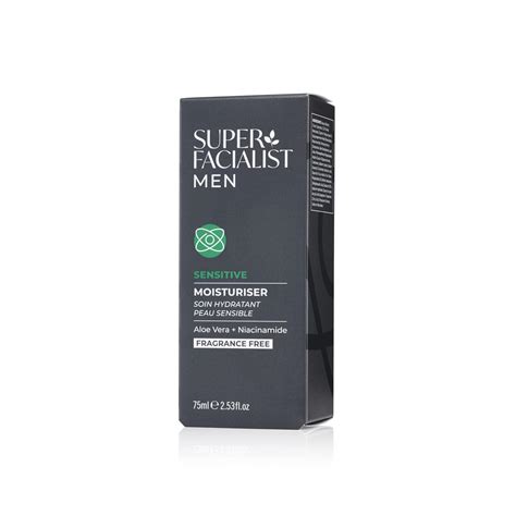 Super Facialist Men S Sensitive Moisturiser 75ml Gentle Skincare Solution