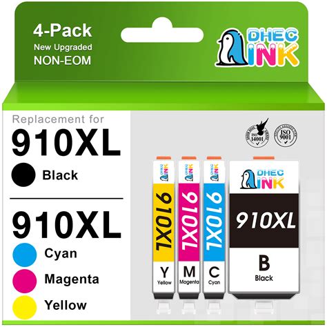 Hp 910xl Ink Cartridge 4 Pack For Officejet Pro 8025 8035 8020 8022