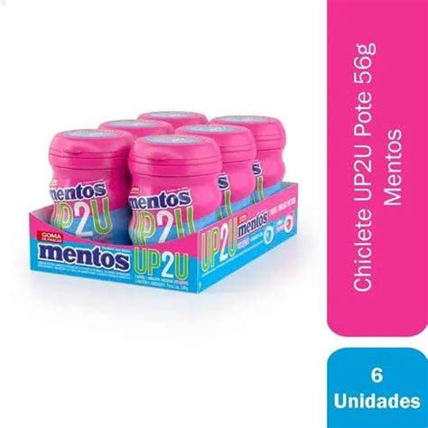 Display Garrafas De Mentos Pure Fresh Up U Tutti Frutti E Menta