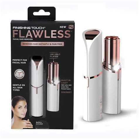 Flawless Finishing Touch Depiladora Portatil Removedora De Vello Facial