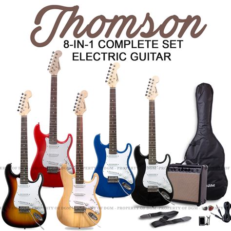 Stratocaster Electric Guitar In Complete Package By Thomson Lazada Ph