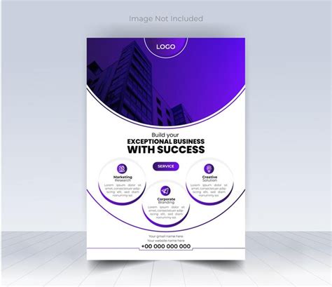 Premium Vector Creative Business Flyer Or Poster Design Template