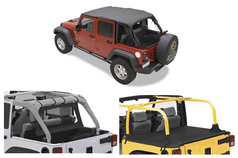 Jeep Jk Dr Bestop Extended Safari Style Bikini Top Package