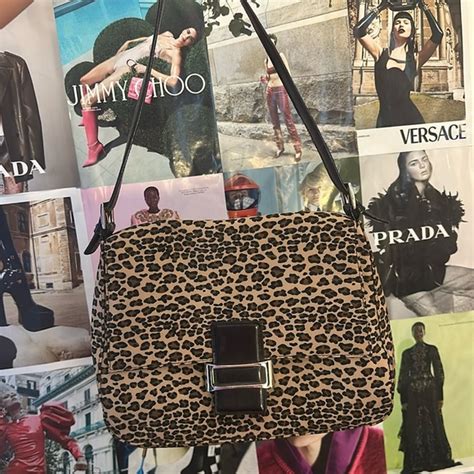 Bags Y2k Nylon Waterproof Cheetah Print Purse Poshmark