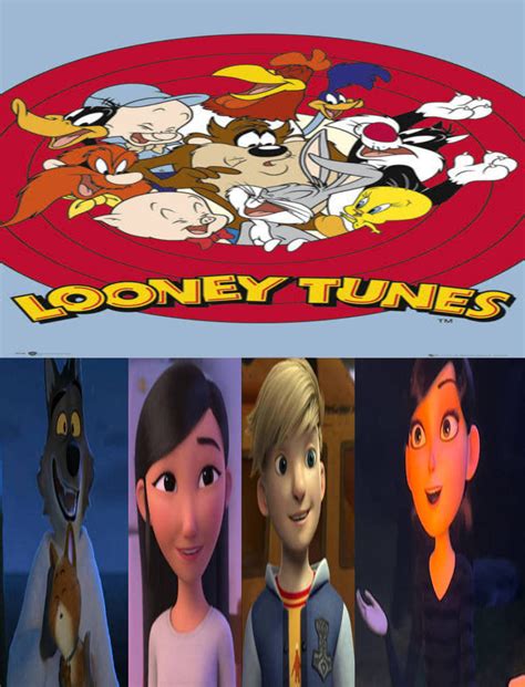 4 Characters likes Looney Tunes by johncruz122 on DeviantArt