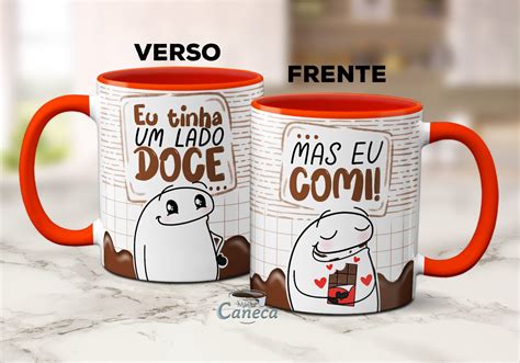 Caneca Flork Fofinha Eu Tinha Um Lado Doce Mas Eu Comi Minha Caneca