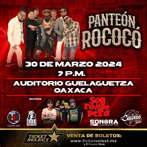 Concert Panteón Rococó 30 03 2024 Oaxaca Auditorio Guelaguetza