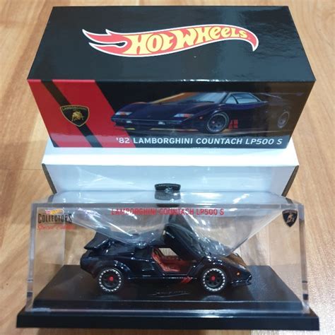 HOT WHEELS RLC EXCLUSIVE LAMBORGHINI COUNTACH LP S BLACK VHTF Shopee Malaysia