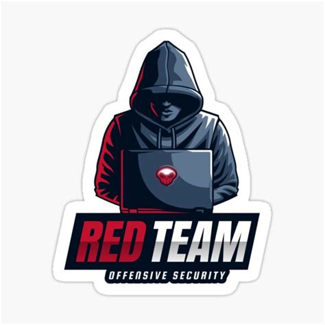 "Red Team | Hacker design" Sticker for Sale by leo-jess | Redbubble