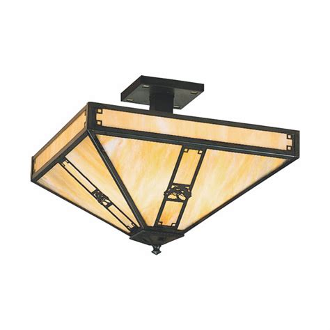 Arroyo Craftsman Pih Pasadena Craftsman Semi Flush Ceiling Fixture