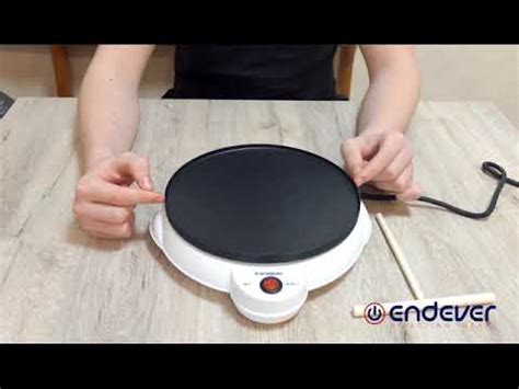 Электрическая блинница ENDEVER CM-24 - YouTube