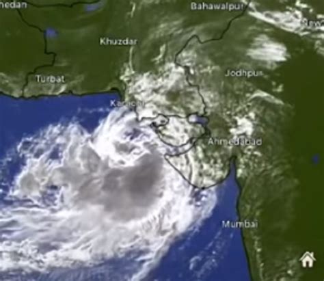 Cyclone Biparjoy Update Kms Away From Gujarat Coast