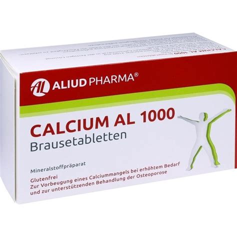 Calcium 1000 mg HEXAL - Wirkung, Nebenwirkungen, Dosierung