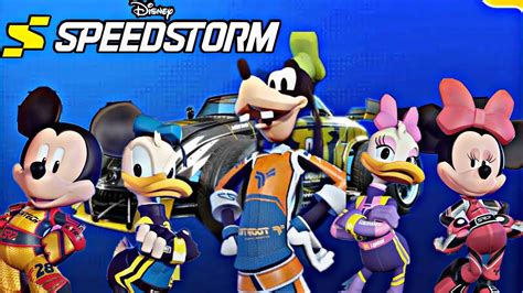 Disney Speedstorm Mickey Mouse Y Sus Amigos Con Todos Sus Respectivos