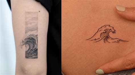 Ocean Wave Tattoos For Men Photos