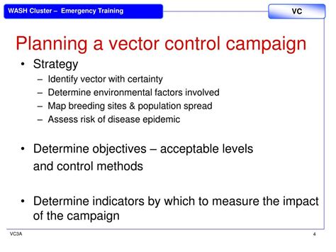 vector control methods Vector control ppt campaign methods module ...