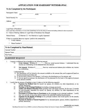 Fillable Online Seafarers Application For Hardship Withdrawal