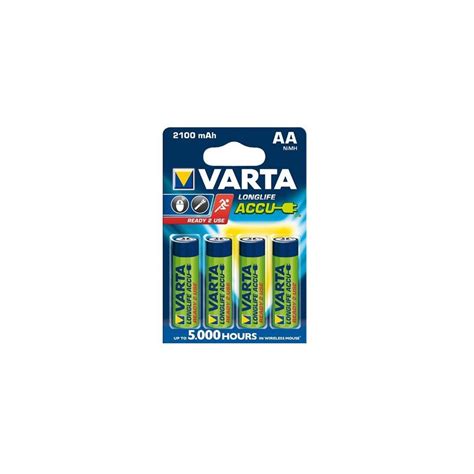 Varta Aa Micro Hr06 2100mah 1 2v Akku Für Size Aa