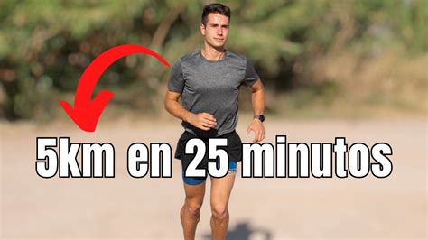 Correr 5 km en 25 minutos Desafío para superar tus límites