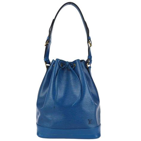 Lv Epi Leather Bucket Bag Large Size In Blue Luxury Bags Wallets On