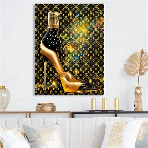 house  hampton luxurious stilettos vi fashion canvas wall art