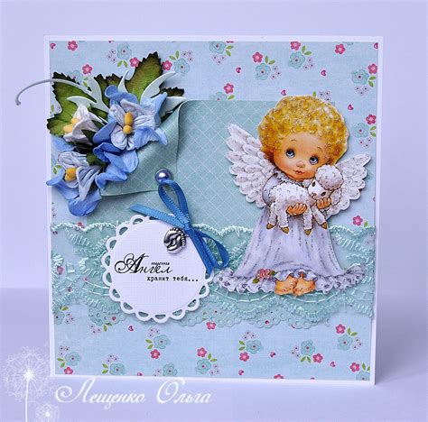 Открытки с крестинами мальчика - 75 фото