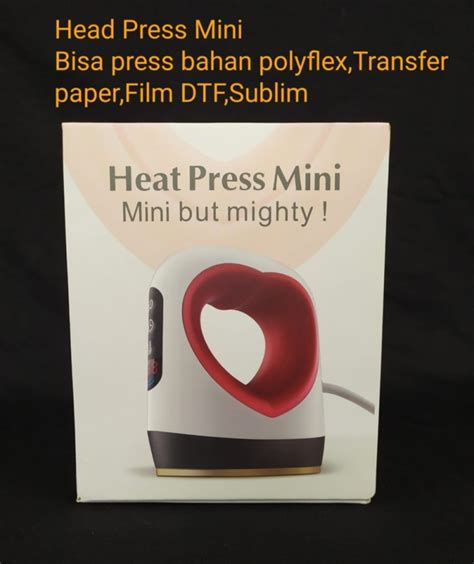 Jual Heat Press Mini Press Baju Mini Hot Press Kecil Stiker Polyflex Jakarta Pusat