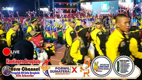 KONTINGEN PROVINSI BENGKULU DI PORWIL SUMATERA KE 10 TAHUN 2019 DI