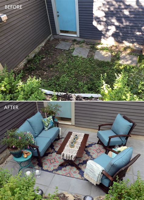 Budget Patio Makeover From Patchy Grass To Chic Retreat Patio