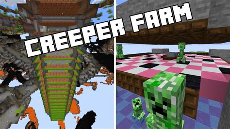 How To Make A Creeper Farm Minecraft