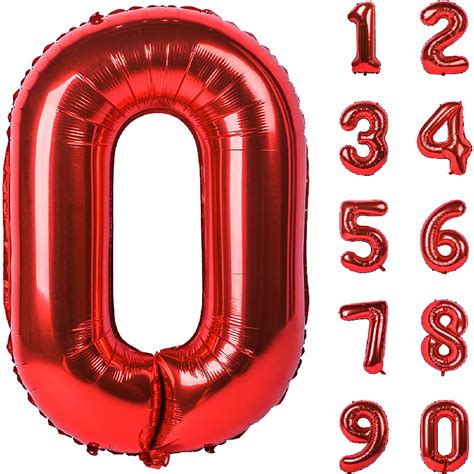 Decorative Baby Shower Balloon Numbers for Birthday & Party Decoration ...