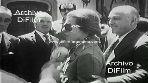 Isabel De Peron Junto A Lopez Rega Arribando A Gaspar Campos 1972 Youtube