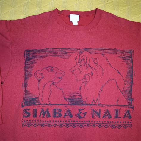 Disney Vintage Disneys The Lion King Sweatshirt Nala Simba Aladdin Grailed