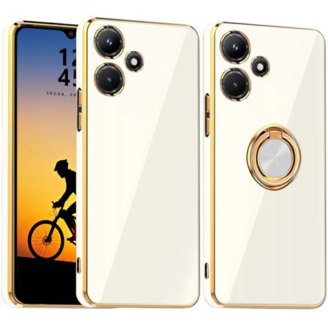 Plecki do Infinix Hot 30i 4G GLAMOUR CASE biały porównaj ceny Allegro pl