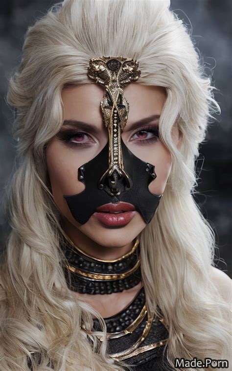 Porn Image Of Fantasy Armor Catacombs Face Mask Crimped Hair Perfect