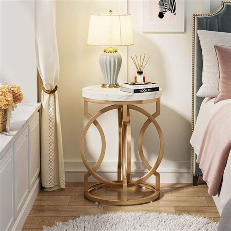 Amazon Tribesigns Modern Round End Table With Thick Wood Top 20