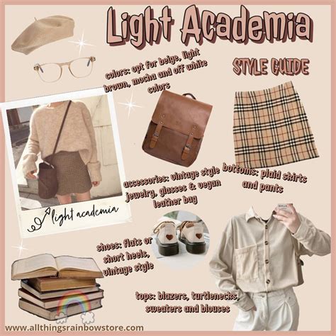 Light Academia Outfits Aesthetic Fashion Blog