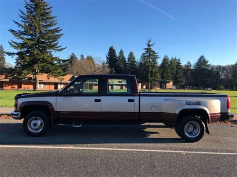 1993 Chevy Silverado 3500 Crew Cab Dually 4x4 454 Rust Free Worldwide