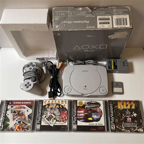 Sony Playstation 1 Ps1 Slim Psone Console Original Box Cib Complete